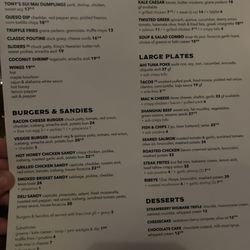 Congress Beer House - Menu