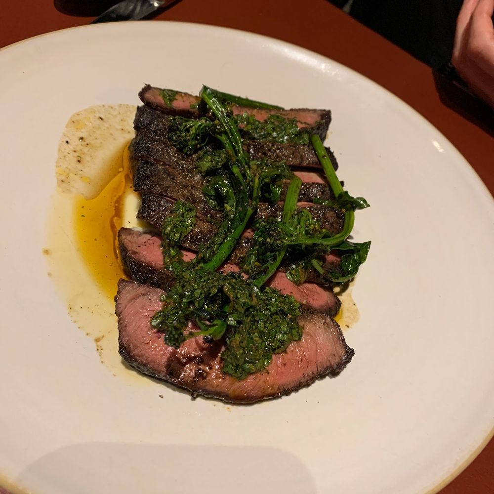 Rustic Canyon - Grass fed flat iron steak - Wine Bars Near Me - Santa Monica, California