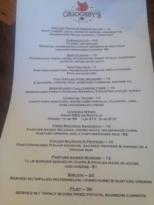 Menu photo 6 Griggsby's Station Greenfield, IN