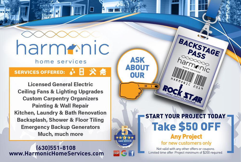 Slide of Harmonic Home Services