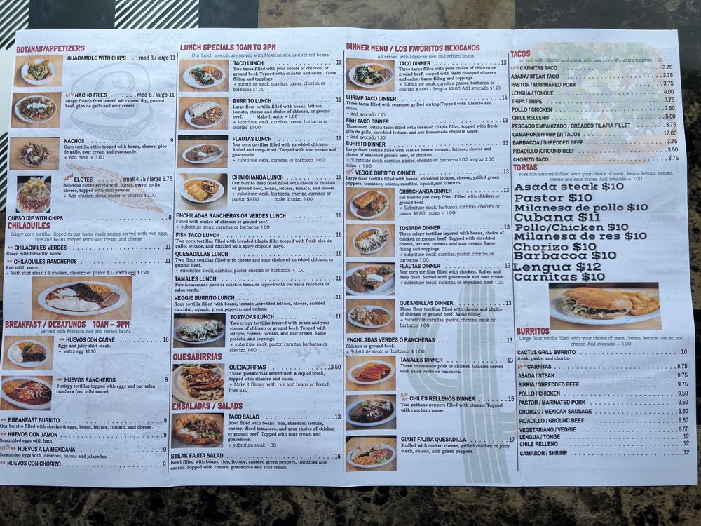 Cactus grill