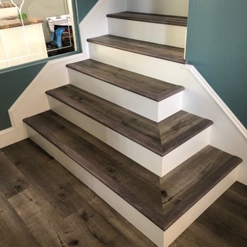 Garcia's Flooring - They custom made all the stair skirts and they are beautiful! - Flooring Near Me