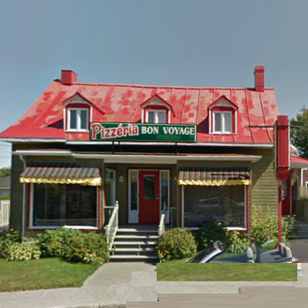 Restaurant Bon Voyage - the front of the restaurant - Pizza Near Me - Riviere-Du-Loup, Quebec Restaurant Bon Voyage - the front of the restaurant - Pizza Near Me - Riviere-Du-Loup, Quebec
