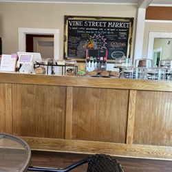 The storefront area