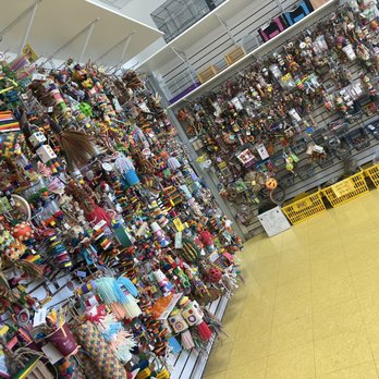 Omar's Exotic Birds - Toy wall - Pet Stores Near Me - Brea, California