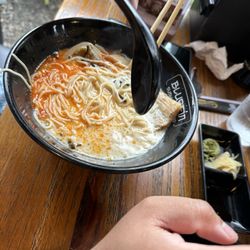 Bluefin Sushi & Ramen - Tonkotsu Black (thin noodle)