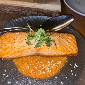 Korner 67 - Pam Seared Verlasso Salmon - Cocktail Bars Near Me - Miami Lakes, Florida
