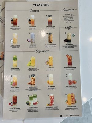 Menu photo 8 Teaspoon Reno, NV