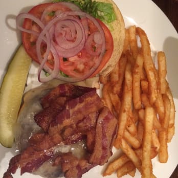 Hill City Grill - Burger with bacon and fries - Bars Near Me - Oneonta, New York Hill City Grill - Burger with bacon and fries - Bars Near Me - Oneonta, New York