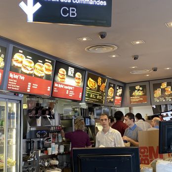 McDonald's - Menu and counter - Fast Food Near Me - Paris, 75
