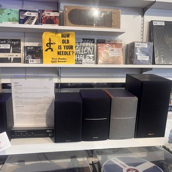 Indy CD and Vinyl - They sell plenty of speakers for your record player and gives you great info on all of them and how it works - Music & DVDs Near Me - Indianapolis, Indiana Indy CD and Vinyl - They sell plenty of speakers for your record player and gives you great info on all of them and how it works - Music & DVDs Near Me - Indianapolis, Indiana