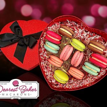 Dearest Baker Macarons - a heart shaped box of macarons - Desserts Near Me - Saint Paul, Minnesota