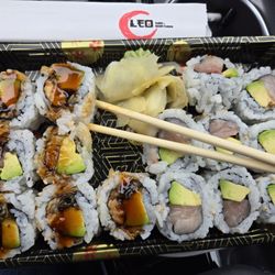 Eel avocado. Yellowtail avocado