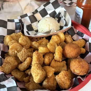 The Fish Market - Fried shrimp and catfish combo, coconut rice - Cajun/Creole Near Me - Liberty, Missouri The Fish Market - Fried shrimp and catfish combo, coconut rice - Cajun/Creole Near Me - Liberty, Missouri