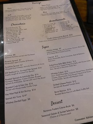 Menu photo 5 The Whiskey Exchange St. Petersburg, FL