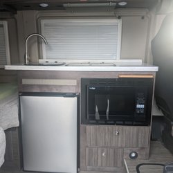 The Camper Connection - Frig and microwave