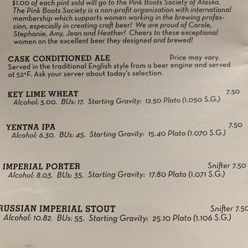 Glacier BrewHouse - Beer menu - American Near Me - Anchorage, Alaska Glacier BrewHouse - Beer menu - American Near Me - Anchorage, Alaska