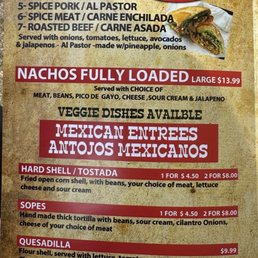 Menu Menu