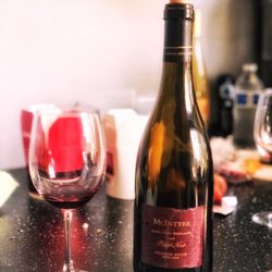 McIntyre Family Wines - When this is over, pandemic lunches will be missed. The 2016 Estate Pinot was lovely