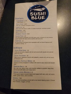Menu photo 4 Sushi Blue Blue Lake, CA Menu photo 4 Sushi Blue Blue Lake, CA