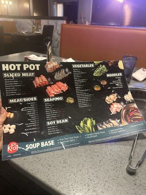 Menu photo 2 KPOT Korean BBQ & Hot Pot KILLEEN, TX Menu photo 2 KPOT Korean BBQ & Hot Pot KILLEEN, TX
