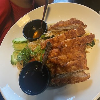 Moom 48 Thai - Tonkatsu Fried Rice Plate - Asian Fusion Near Me - Pasadena, California Moom 48 Thai - Tonkatsu Fried Rice Plate - Asian Fusion Near Me - Pasadena, California