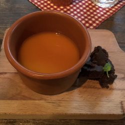 La Mòss - Desert: White chocolate pannacotta