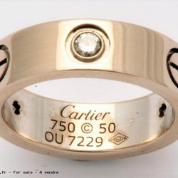 Osprey - Love from Cartier ring in 18 carat white gold, save on Cartier jewellery at Osprey Paris