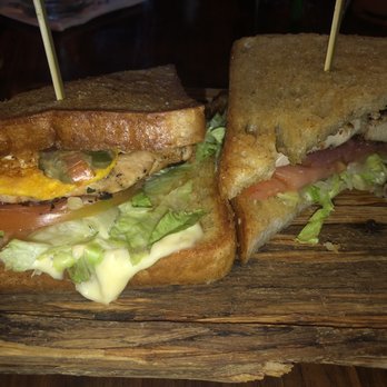 Haywire - Chicken B.E.L.T (bacon, egg, lettuce, and tomato) - New American Near Me - Plano, Texas Haywire - Chicken B.E.L.T (bacon, egg, lettuce, and tomato) - New American Near Me - Plano, Texas