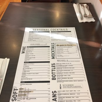 Rail Trail Flatbread - Drinks menu - Bars Near Me - Hudson, Massachusetts
