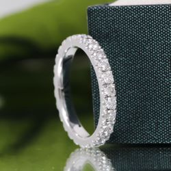 Daniel Diamonds - Custom diamond eternity band in platinum.