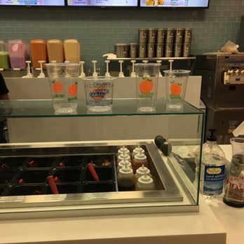 Quickly Boba Tea - Bubble tea sizes.  I've never seen the chubbie before - Bubble Tea Near Me - Orlando, Florida