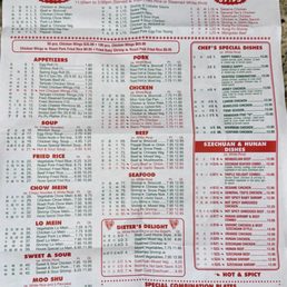 China One - The menus as of August 2024 - menu, sushi and sashimi - Chinese Near Me - Batesburg, South Carolina