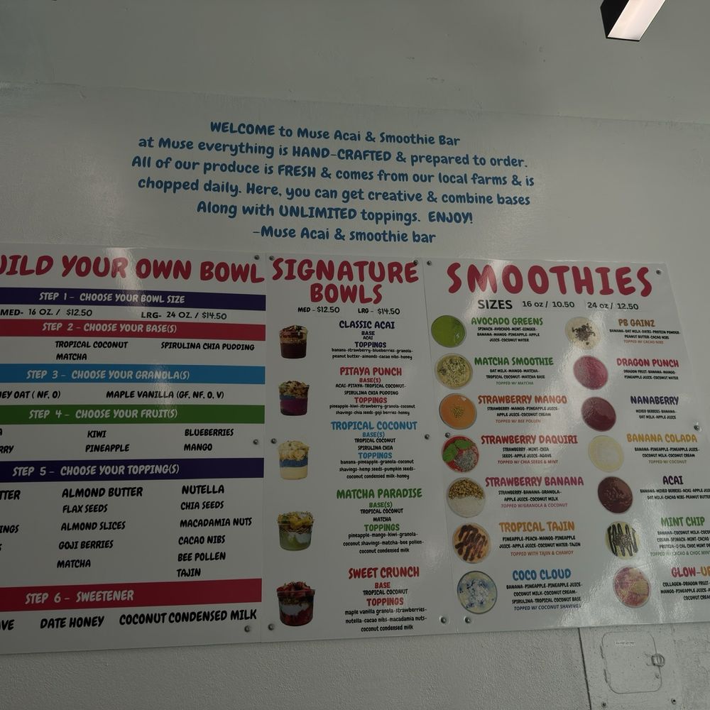 Muse Juice Bar - Menu - Juice Bars & Smoothies Near Me - San Francisco, California Muse Juice Bar - Menu - Juice Bars & Smoothies Near Me - San Francisco, California