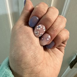 The night I left the salon. I can see the excess of acrylic and the design poorly made. The night I left the salon. I can see the excess of acrylic and the design poorly made.
