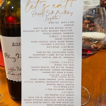 The Guarden - Our customized menu got my brother's 50th Birthday! - Personal Chefs Near Me