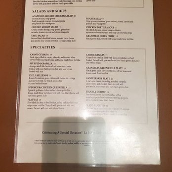 Savina's - Menu - Mexican Near Me - Denver, Colorado