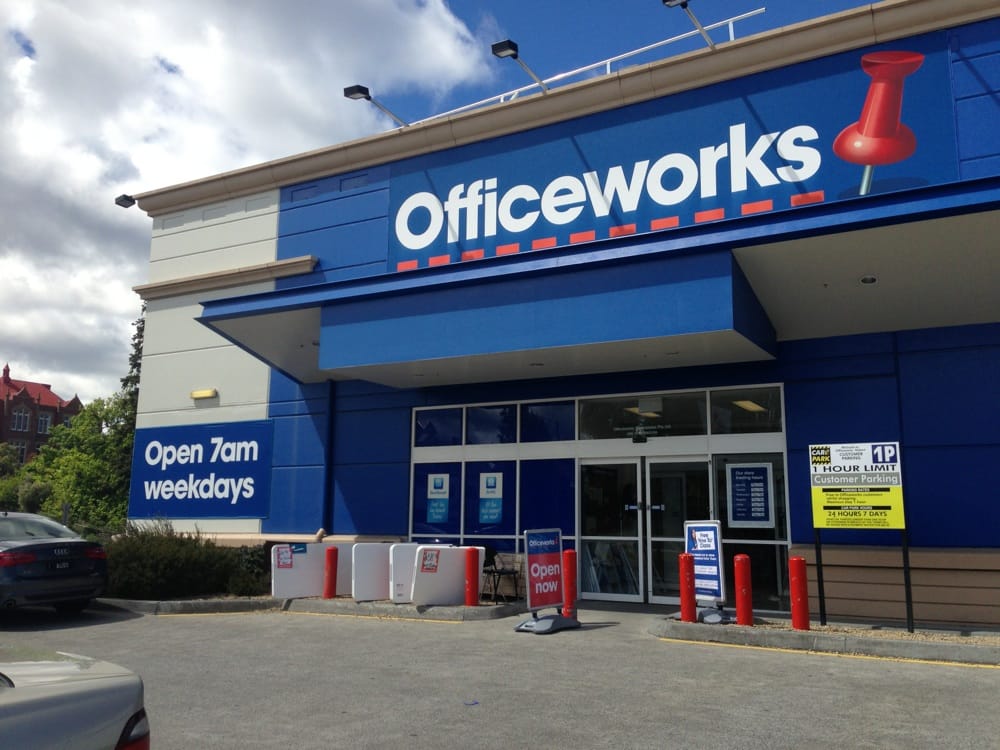 OFFICEWORKS Updated August 2024 99103 Campbell St, Hobart Tasmania