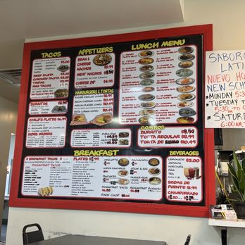 Saborcito Latino - Menu - Mexican Near Me - San Antonio, Texas Saborcito Latino - Menu - Mexican Near Me - San Antonio, Texas
