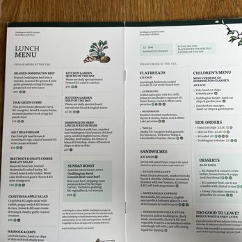 Doddington Hall Estates - Lunch menu - Landmarks & Historical Buildings Near Me - Lincoln, LIN