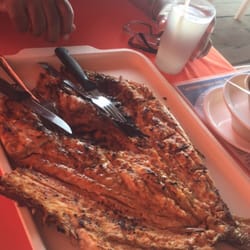 Las Hamacas del Mayor - Pescado zarandeado excelente!!! Más carne que hueso! Buenísimo