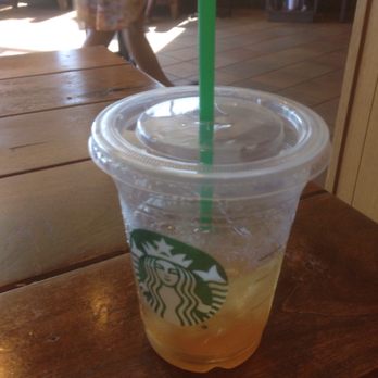 Starbucks - Peach Citrus White Tea Infusion "Good feels Good" - Coffee & Tea Near Me - King City, California