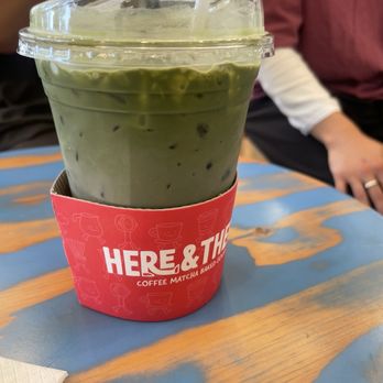 Here & There - Ube matcha - Coffee & Tea Near Me - La Mirada, California Here & There - Ube matcha - Coffee & Tea Near Me - La Mirada, California
