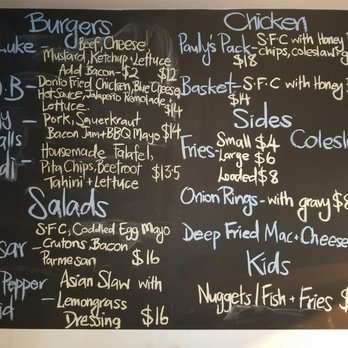 Pauly's Diner - Menu - Burgers Near Me - Taupo, WKO