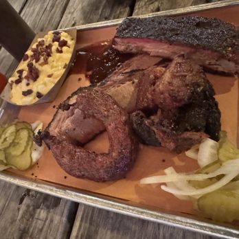 Pecan Lodge - 3 meat combo - Sandwiches Near Me - Dallas, Texas