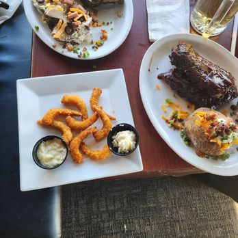 Ruby Tuesday - Two Full Size Ribs with Loaded Baked Potatoes. - Burgers Near Me - Henderson, North Carolina
