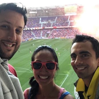 Red Bull Arena - Here we are at the top section! It is still a great view. - Stadiums & Arenas Near Me - Harrison, New Jersey Red Bull Arena - Here we are at the top section! It is still a great view. - Stadiums & Arenas Near Me - Harrison, New Jersey