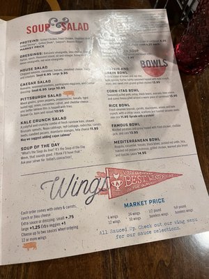 Menu photo 5 Bigham Tavern Pittsburgh, PA