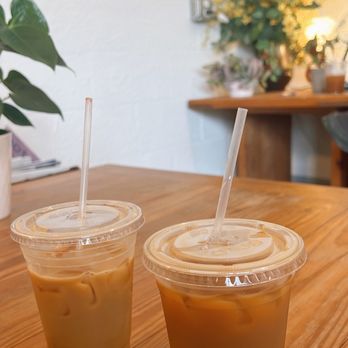 It's Coffee Time - two cups of iced coffee - Coffee & Tea Near Me - Wilmington, North Carolina