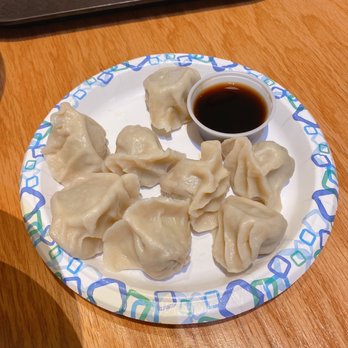 Mian Pull Noodle - Pork and chive steam dumplings - Noodles Near Me - Rockville, Maryland Mian Pull Noodle - Pork and chive steam dumplings - Noodles Near Me - Rockville, Maryland